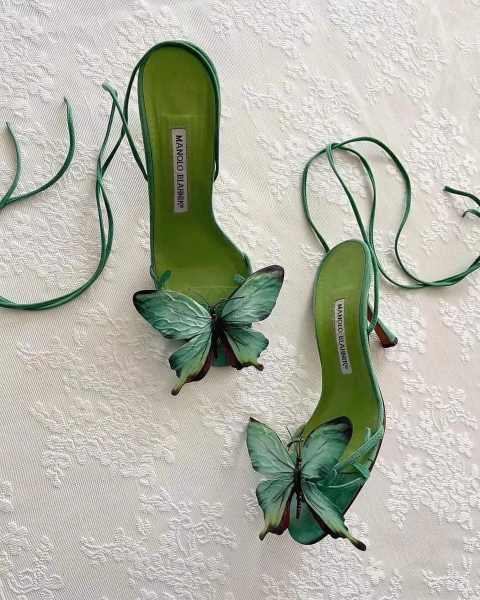modeIarchives's tweet image. butterfly heels