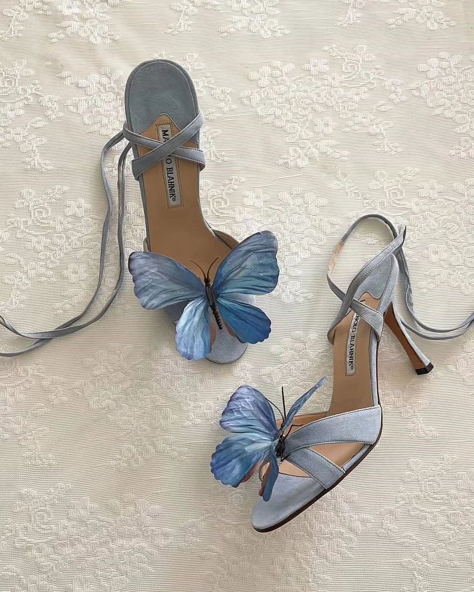 modeIarchives's tweet image. butterfly heels
