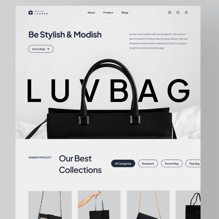 thecodeweavers's tweet image. 🔥 Just shared this clean LUVBAG web UI design 
A reminder of how much professional web design can elevate your entire brand.
Support the post by Liking ❤️ · Sharing 🔁 · Commenting 💬!

Tweet 🐦💬 #WebDesign #UIDesign #EcommerceUI #BrandIdentity #CreativeDesign
