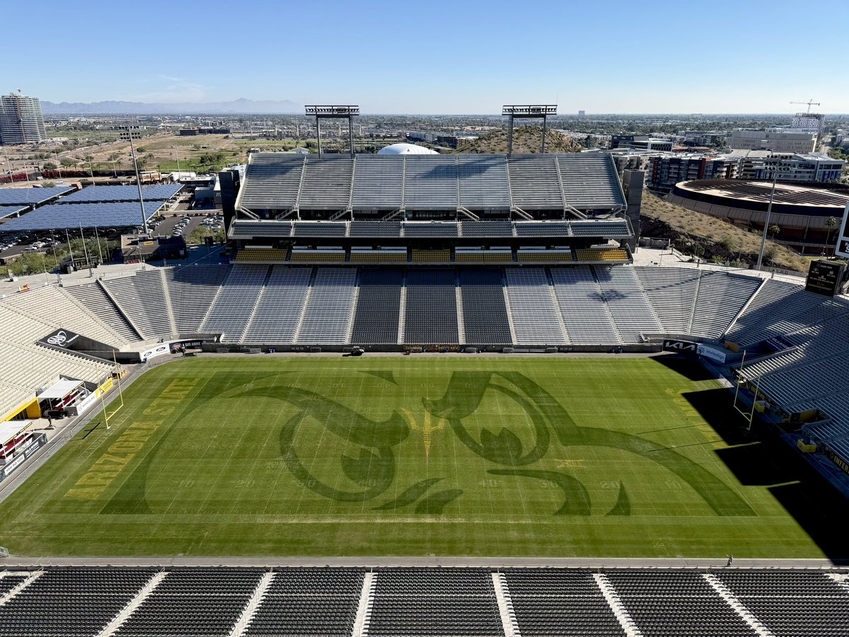 ASUGroundsCrew's tweet image. Sparky is BACK for the last home game! See everyone tomorrow night for another SOLD OUT crowd!
GO DEVILS!!!