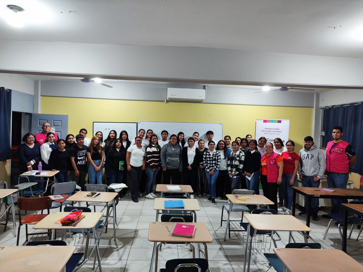 ieebcs's tweet image. El 26 de noviembre, el Instituto Estatal Electoral de Baja California Sur realizó la Consulta Previa, Libre, Accesible, Pública e Informada para Personas Jóvenes del Estado de Baja California Sur, en la  Universidad Pedagógica Nacional Campus Vizcaino (UPN), Municipio de Mulegé.