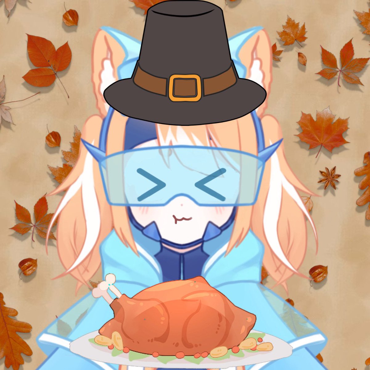 HAPPY THANKSGIVING PUPPY NATION!

I’m super thankful to y’all for joining me as I explore my silly hobbies 🩵

Make sure to fill your bellies with deviled eggs, woof!~ 🥚 #vtuber