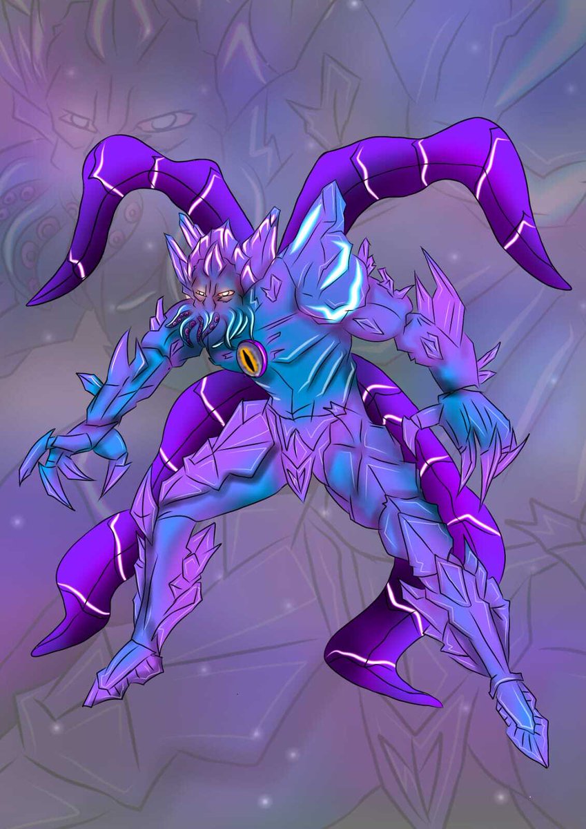 lioreandoodles's tweet image. Descending from another dimension a crystalline nightmare wrapped in neon energy. My latest character design, born from chaos and cosmic power⚡#creaturedesign #monsterdesign #fantasyart #scifiart  #digitalillustration #artwork #artistonX #cosmiccreature  #vibrantart