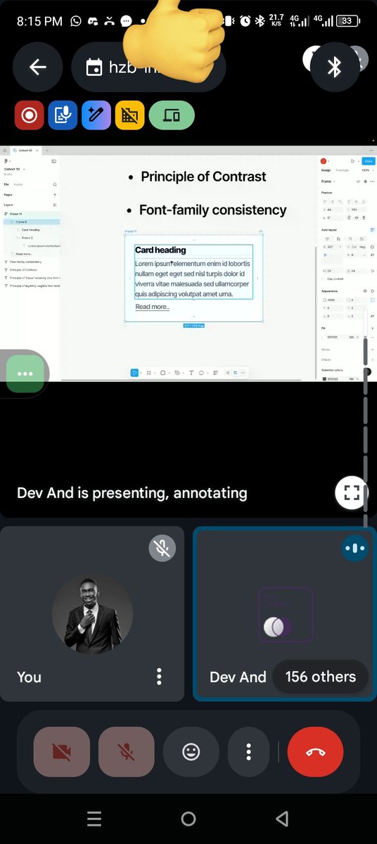 NwaezeDavid5's tweet image. Day 63/1000 
In today&apos;s Dev and Design UI UX class, we covered the Visual Principles of Design:
• Visual hierarchy
• Consistency
• Legibility
• Spacing
• Alignment
• Contrast
#kingofintelligence #UIUXDesign #LearningInPublic #AiXExperience
#buildinpublic #uiuxdesign