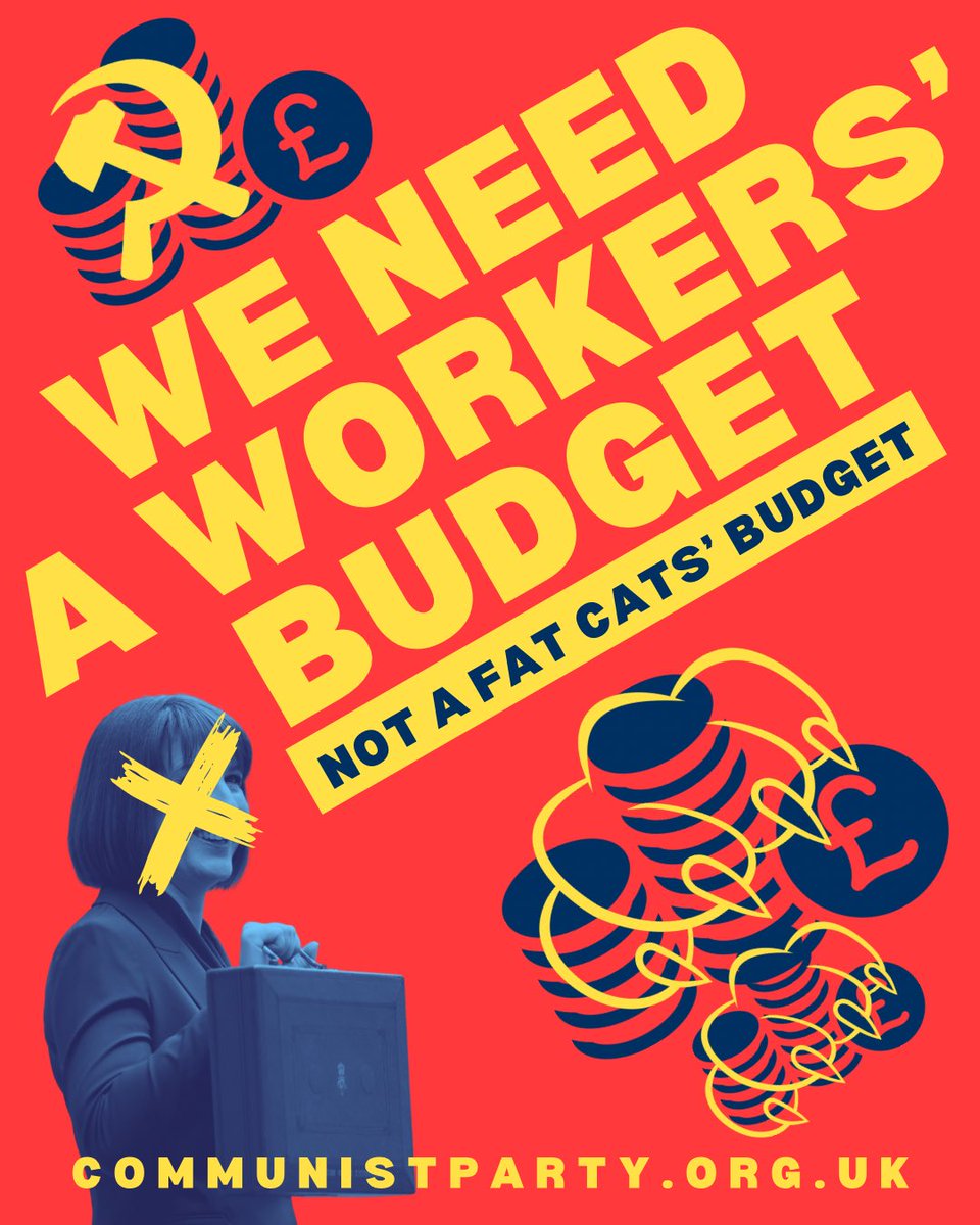 CPBritain's tweet image. Labour promised working people real change last year. Rachel Reeves’ budget this year is anything but #Budget #Budget2025 

The promised increase in money for public services doesn’t scratch the surface after 14 years of Tory austerity. Too much of that money will end up in the…