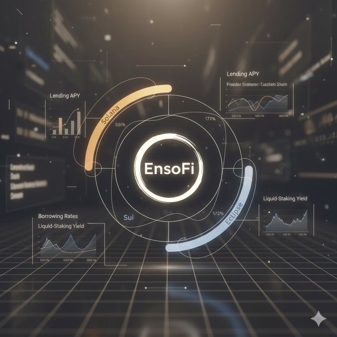 oxtheMoonWalker's tweet image. More chains create more opportunity, but only if liquidity can reach them efficiently. @Ensofi_xyz is building the infrastructure to make that possible.

 Smooth and accessible lending across networks is becoming the mark of a modern DeFi platform, and that&apos;s very remarkable