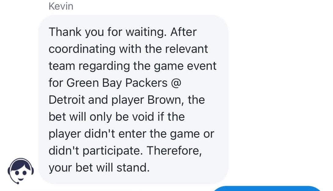 JeremyGree50973's tweet photo. @BetMGM refusing to void a leg after a player “gets hurt” in 5 minutes = fraud.
How do you sell a full‑game prop, then not cancel it when he doesn’t play 60?
Did people buy 5 minutes or 60?
@NFL = Rigged. Books in cahoots. 🎪
#Nflrigged #Betmgm #Amonra #Lions https://t.co/9p1nrSi8Px