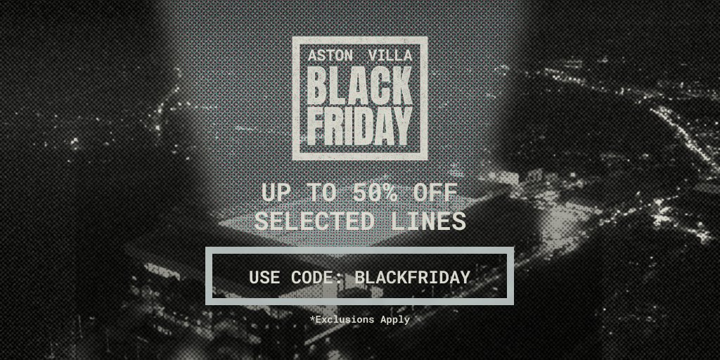 What A Win!!

Keep The Celebrations Up With Our BLACK FRIDAY Offer! 

Save Up To 50% Off Selected Lines!

Be sure to check it out here:
tinyurl.com/yspnm3s6

#UpTheClaretAndBlues