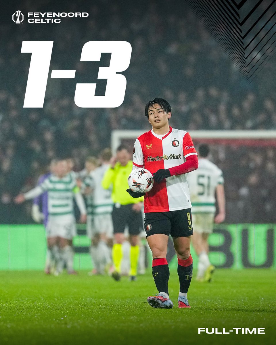 Feyenoord's tweet image. Full-time. 

#feycel • #UEL