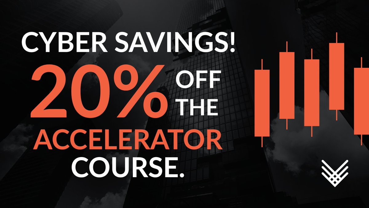 ConvTrading's tweet image. It’s Cyber Monday and our sale is still going strong.
Get 20% off the Accelerator Course and build a sharper, more disciplined #futurestrading process for 2026.

&amp;gt; 9 Extensive Self-Study Modules
&amp;gt; Proven Trading Setups and Frameworks
&amp;gt; Discord access to connect with other…