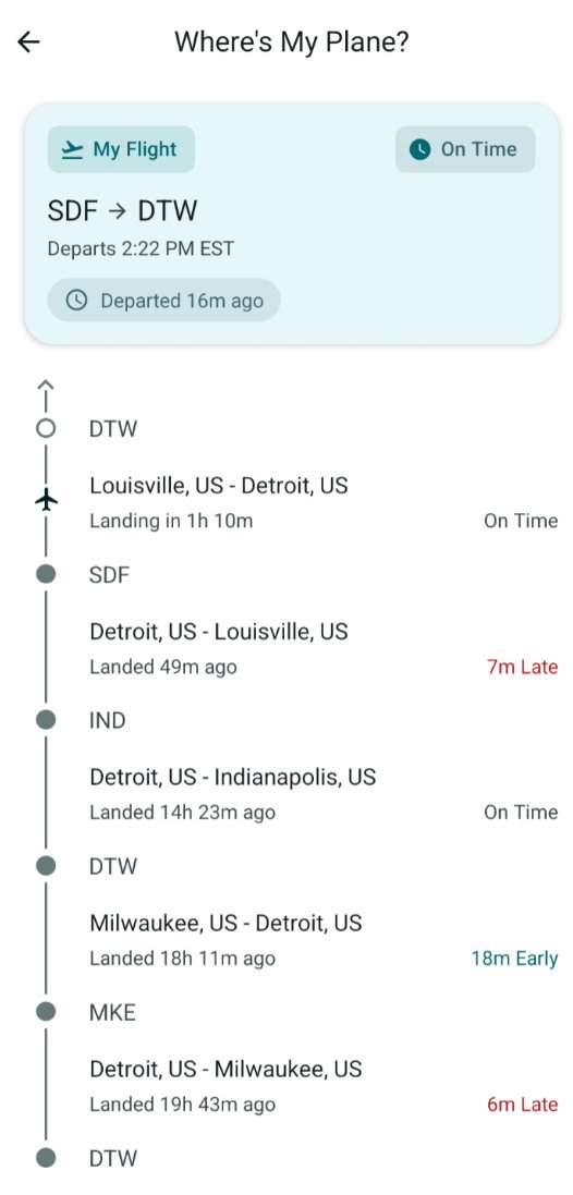 TechHighest's tweet image. somehow broke the time conversion in the new &quot;Where&apos;s My Plane&quot; feature, fixed this with the new 0.16.2 update

aviate.to