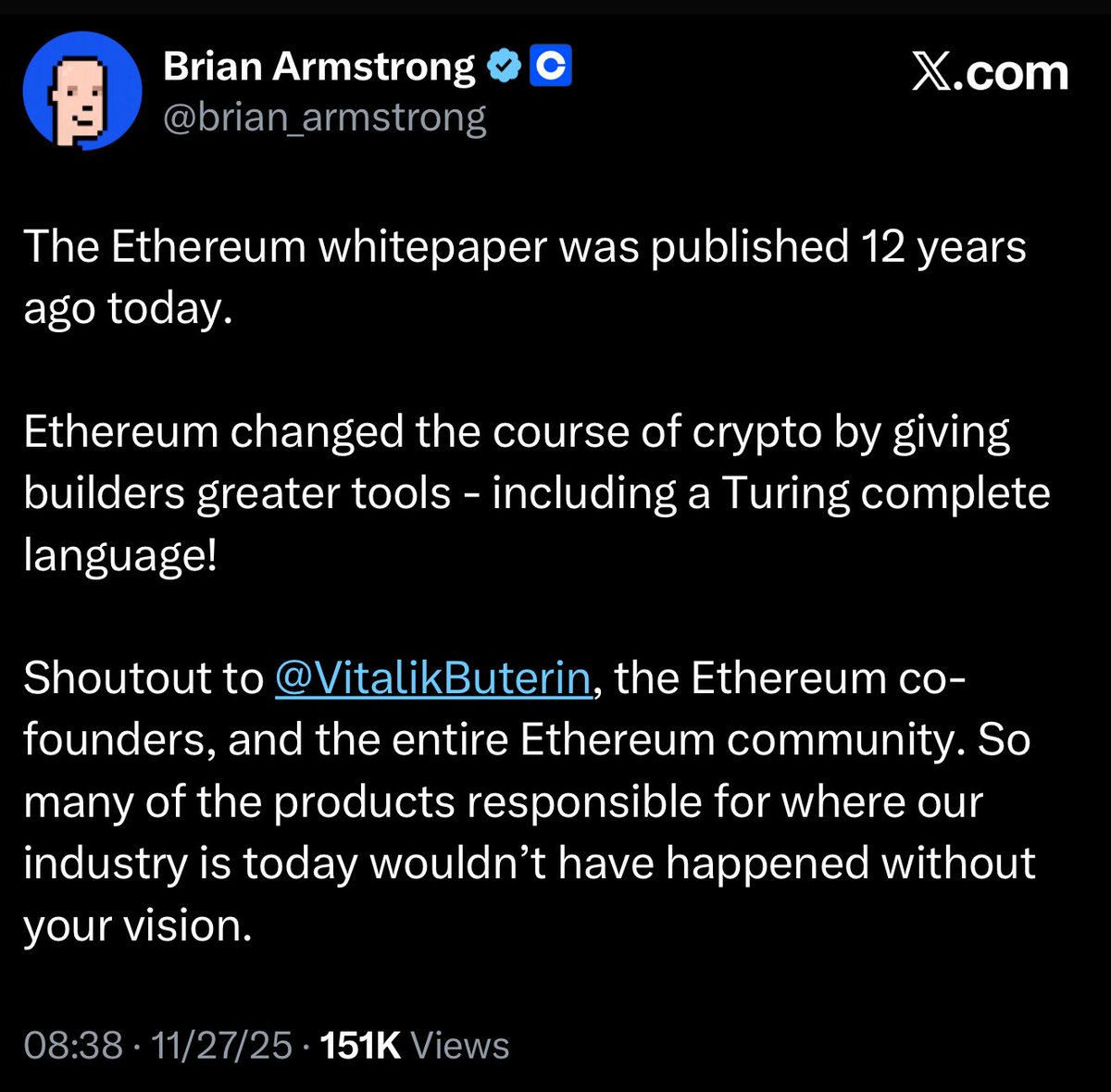 SweatyKodi's tweet image. Ethereum literally changed my whole perspective about crypto.

Super grateful that I got informed!

THANK YOU @fundstrat 

$ETH / $BMNR