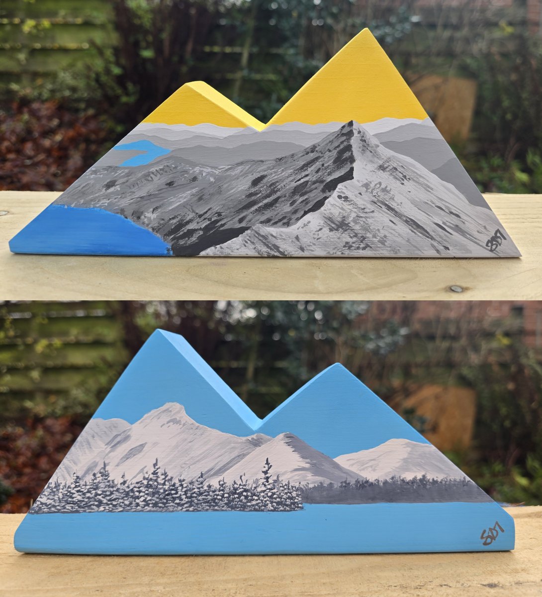 sammartinart's tweet photo. Striding Edge & Cat Bells across Derwent Water on the blocks this week. My dads got himself a new shed so he's been preparing the blocks for me, thanks dad ๐๐ฉต
https://t.co/FvTU3q8ZNJ
#stridingedge #helvellyn #catbells #keswick #gifts #lakedistrict #cumbria https://t.co/HHNrHeuoIB