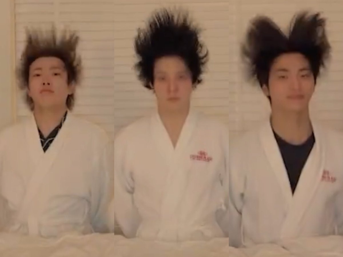 bunmatz's tweet image. You can really tell the least to the most damaged hair here