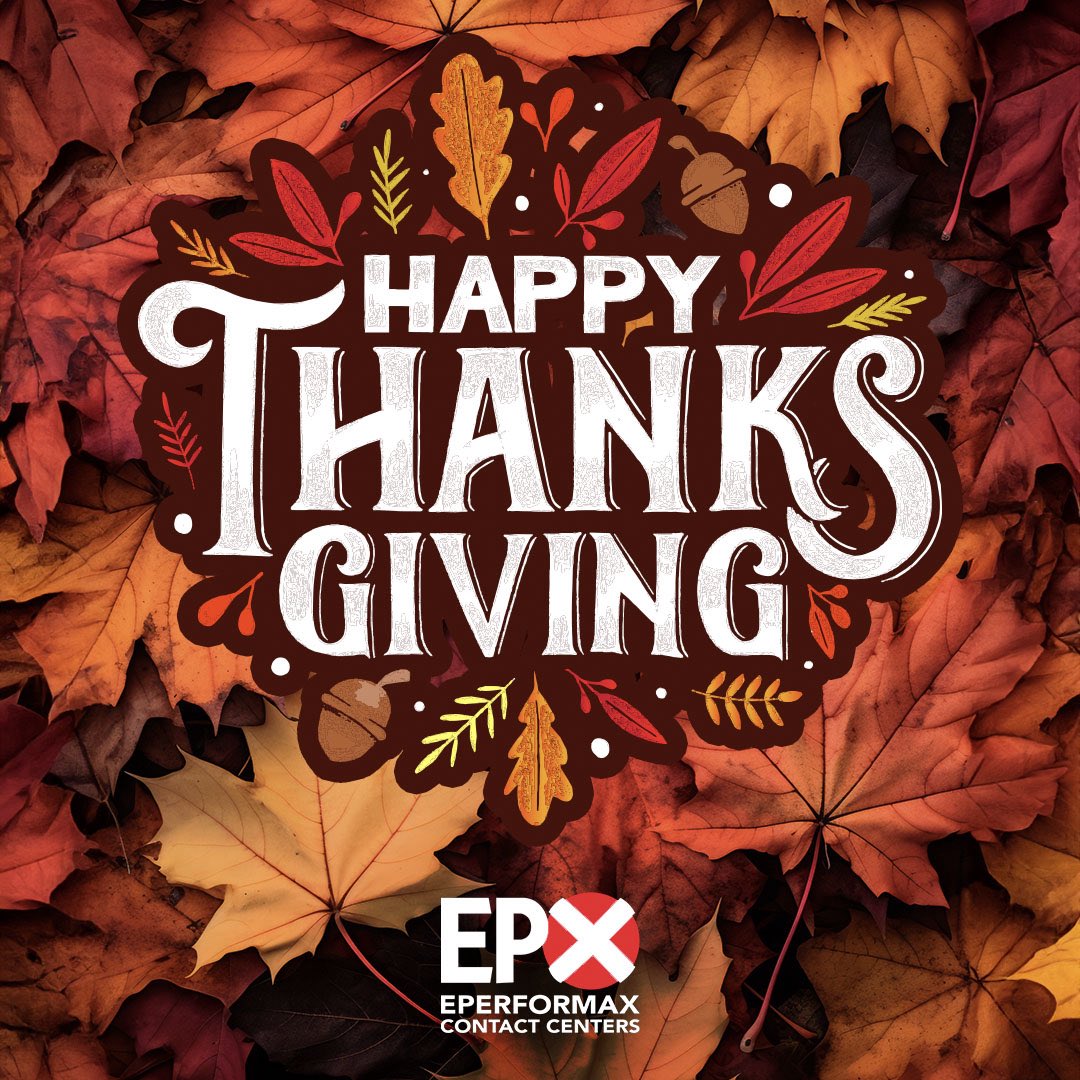ePerformax's tweet image. Today we give thanks for our incredible team, long-standing clients, and other partners who make EPX the best contact center in the Philippines.

#Thanksgiving
#EPX
#EPERFORMAX