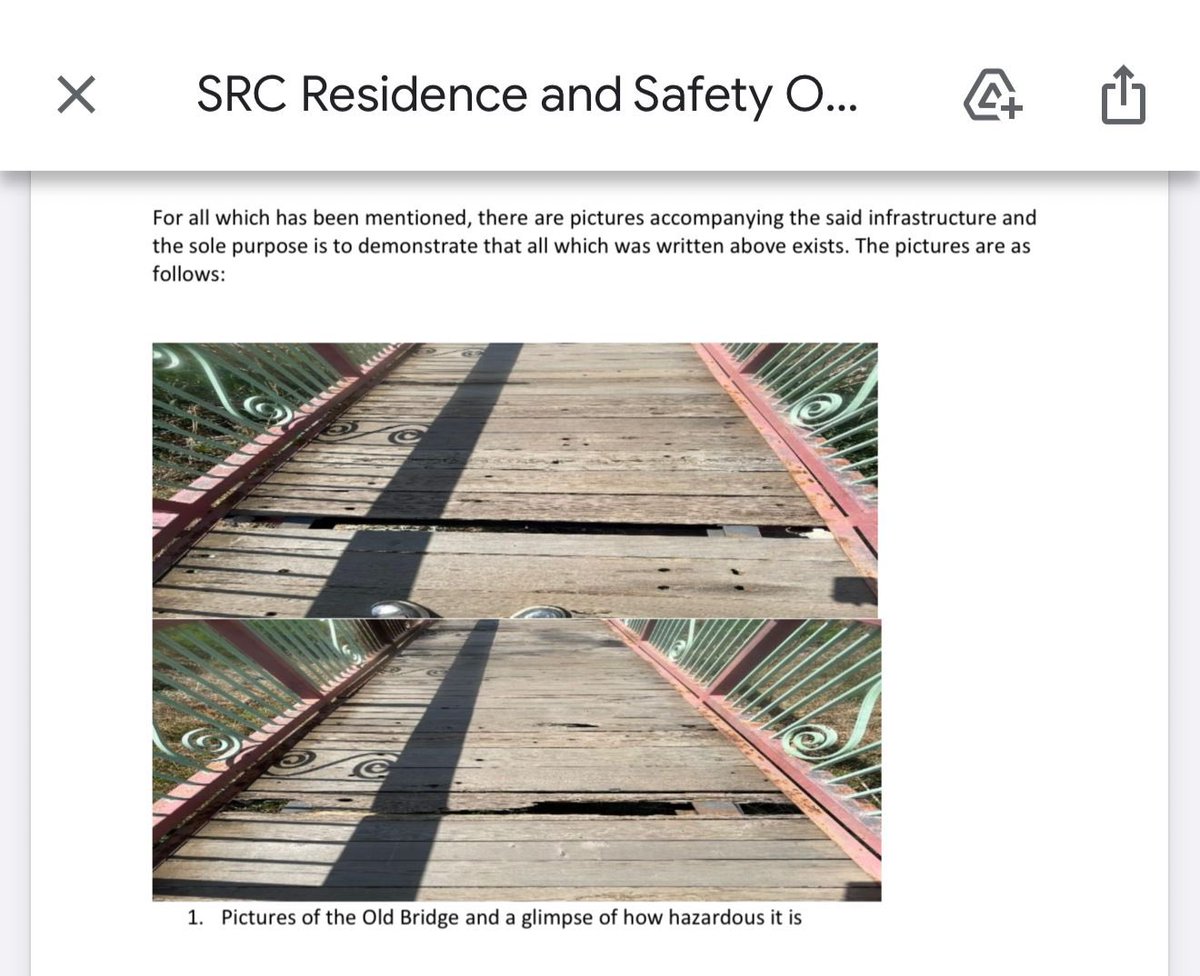 SMUSRC's tweet photo. The SRC is glad to announce that the bridge leading to campus residences has been successfully fixed after SRC’s persistent and intervention.

We remain committed to ensuring student safety and institutional accountability.

Regards,
Teboho Mathobisa 
Residence &amp; Safety Officer https://t.co/innZWln5Lk
