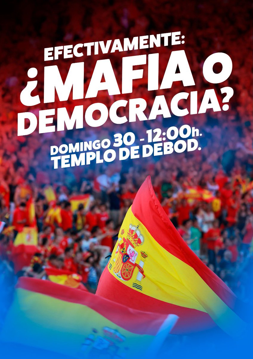 Este domingo, frente a Sánchez, salimos a defender la democracia y el futuro de España.
Te esperamos en el Templo de Debod. Porque hay momentos en los que no basta con opinar: hay que estar.
#PPGirona
#MafiaoDemocracia