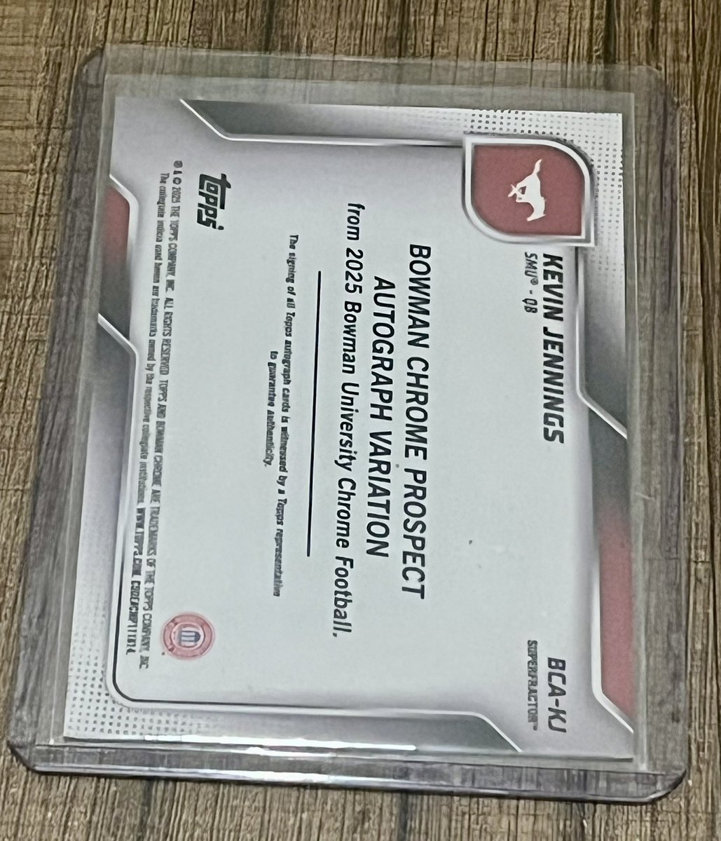 My first 1/1 Superfractor AUTO

<a href="/CardPurchaser/">Card Purchaser</a> 🐎 #SMU 

🏈 <a href="/SMUFB/">SMU Football</a>