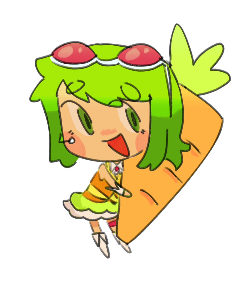 dumbass what you doing with the carrot #GUMI #vocaloid #gumivocaloid