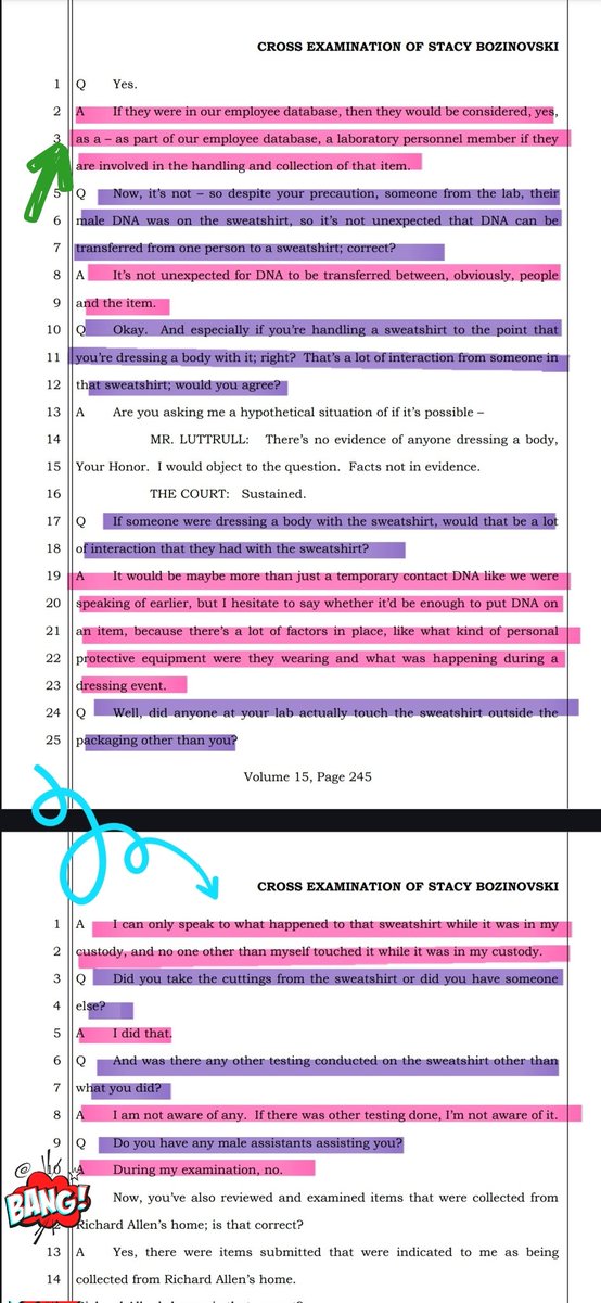CrissyRose05's tweet image. ⚖️🐍🧬🫆
@IndStatePolice whomst DNA was on Abby? Initial examination of the #Delphi sweatshirt produced an unknown male profile. It was priority to find this male cause it was ran again later &amp;amp; a profile matched 1 of yours. Imo someone around the body was promoted or joined ISP.
