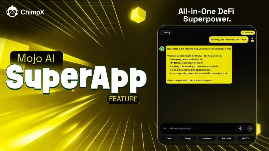 hannn2223's tweet image. DeFi set out to deliver true financial freedom but its biggest obstacle has always been the experience itself advanced tools buried under layers of complexity.
@ChimpxAI