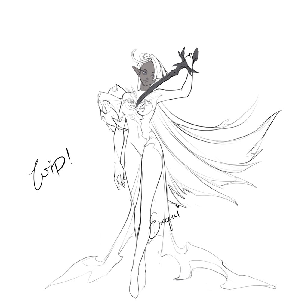 Exquilia's tweet photo. OPEN PRE CLAIM!
DM PRICE 
#sketchadopt #characterdesign https://t.co/ki1LKUTdxo