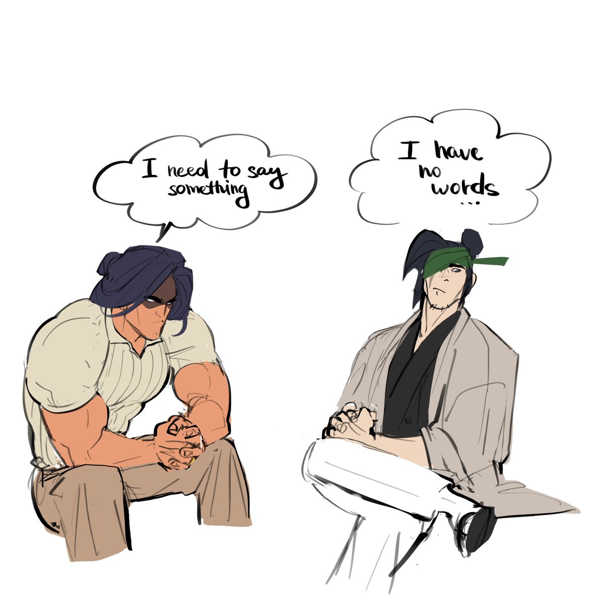 «Take your husband with you, they will be able to find common ground!» #BrawlStars #BrawlStarsArt #Kaze #Kenji #Charlie #Bo #Boweb