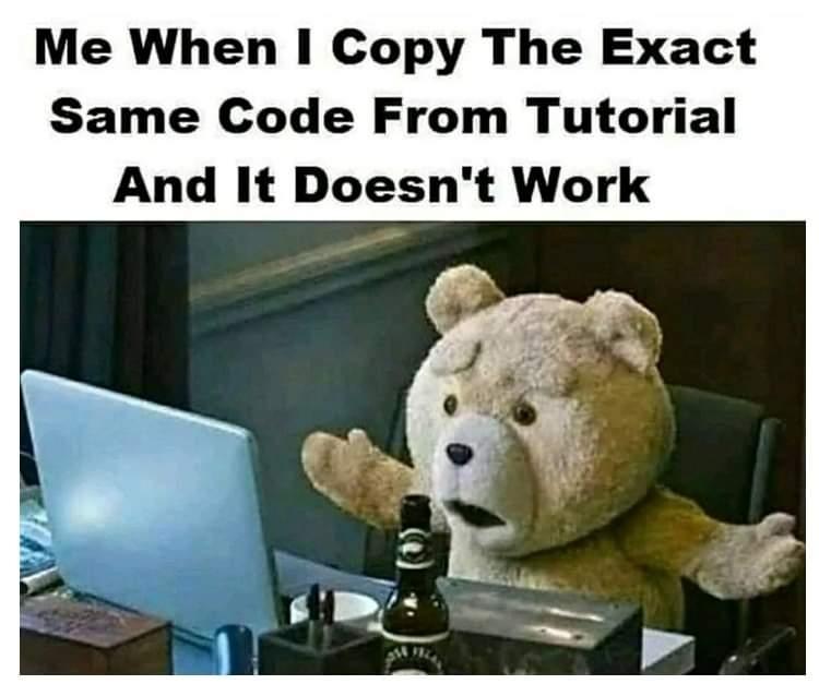 coding_genius1's tweet image. Has this ever happened to you?😭 #developermemes #codingmeme