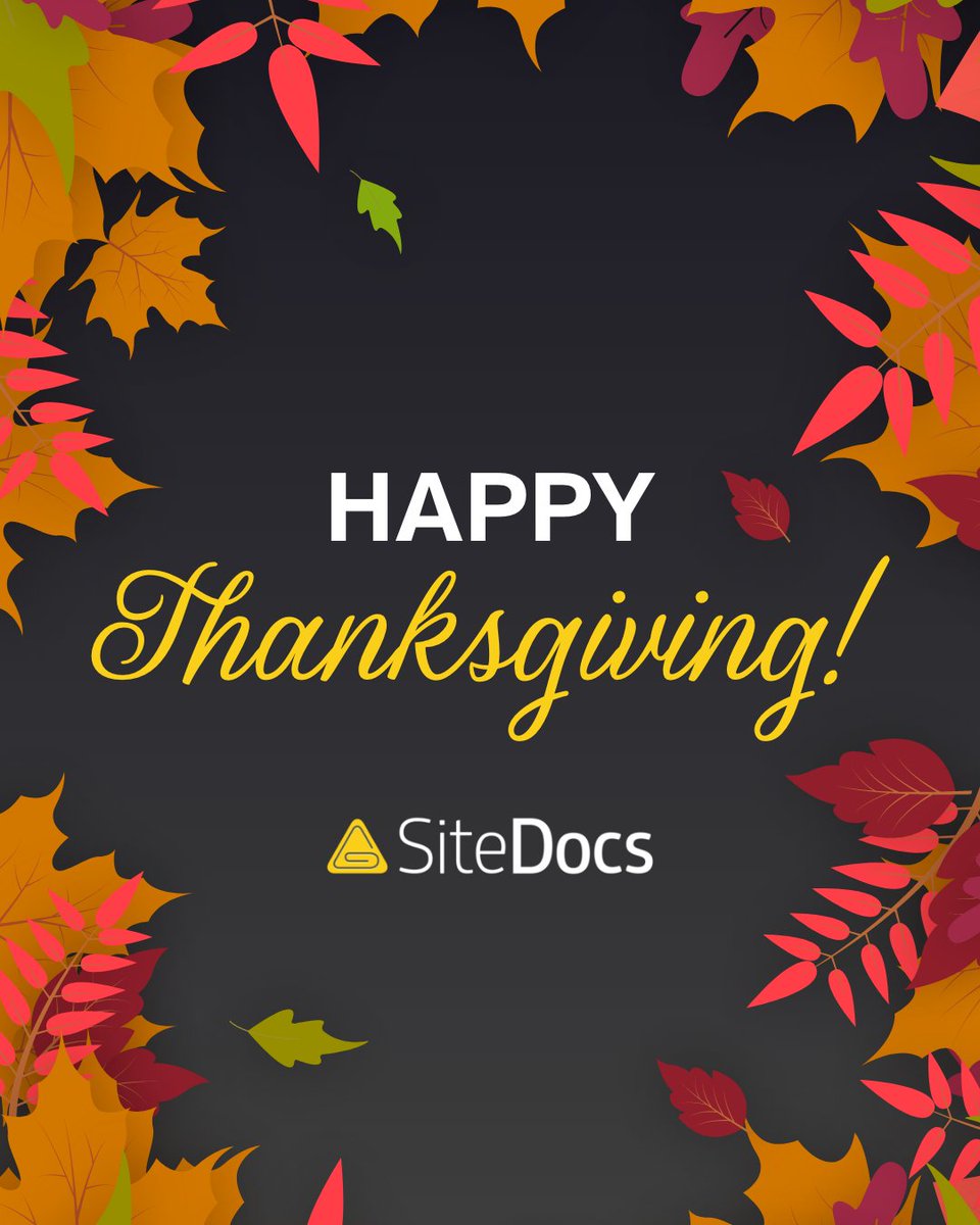 This Thanksgiving, we’re taking a moment to recognize the teams who make safety and efficiency on worksites possible. Your dedication keeps projects moving and people protected. Wishing everyone a safe and happy holiday!

#HappyThanksgiving #SiteDocs #Grateful