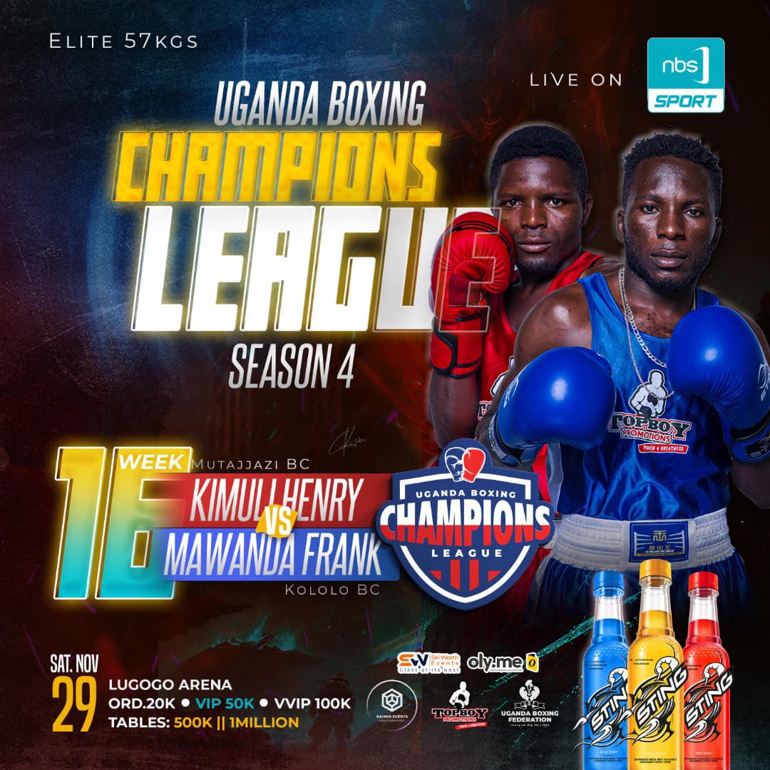 Uganda Boxing Champions League tweet media