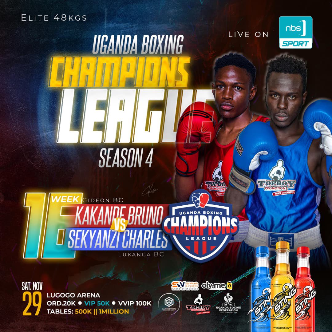 Uganda Boxing Champions League tweet media