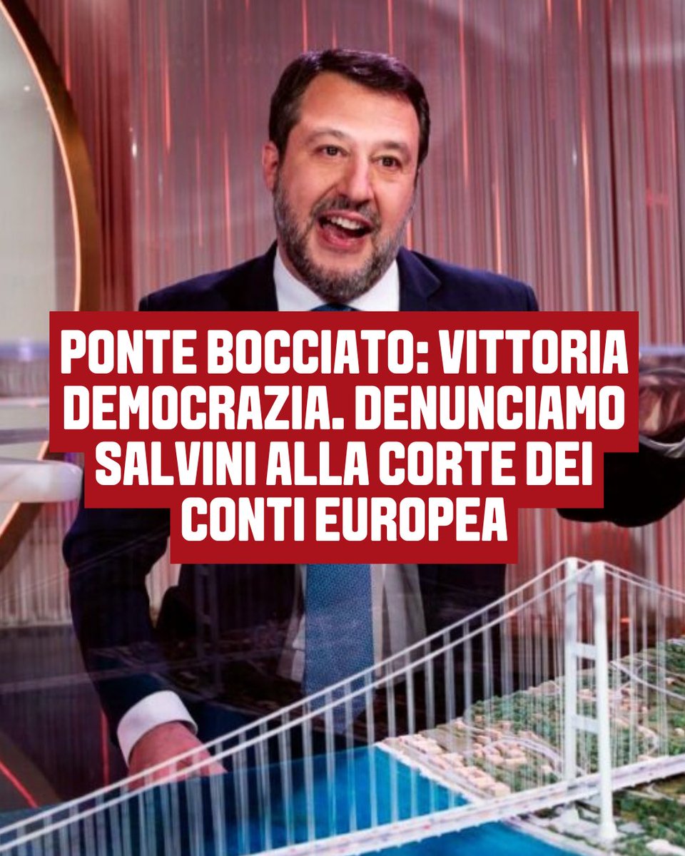 Ponte sullo Stretto di Messina. Corte dei Conti: "Violate due direttive europee".
La prima sulla conservazione dell'habitat naturale e l'altra sul piano tariffario.