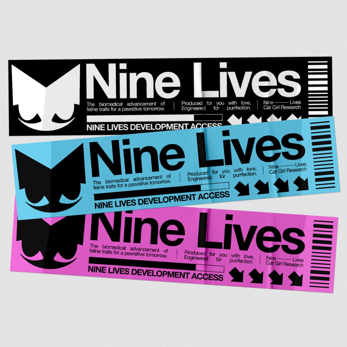 Nine Lives Stickers (Virtual Store is open, available now)