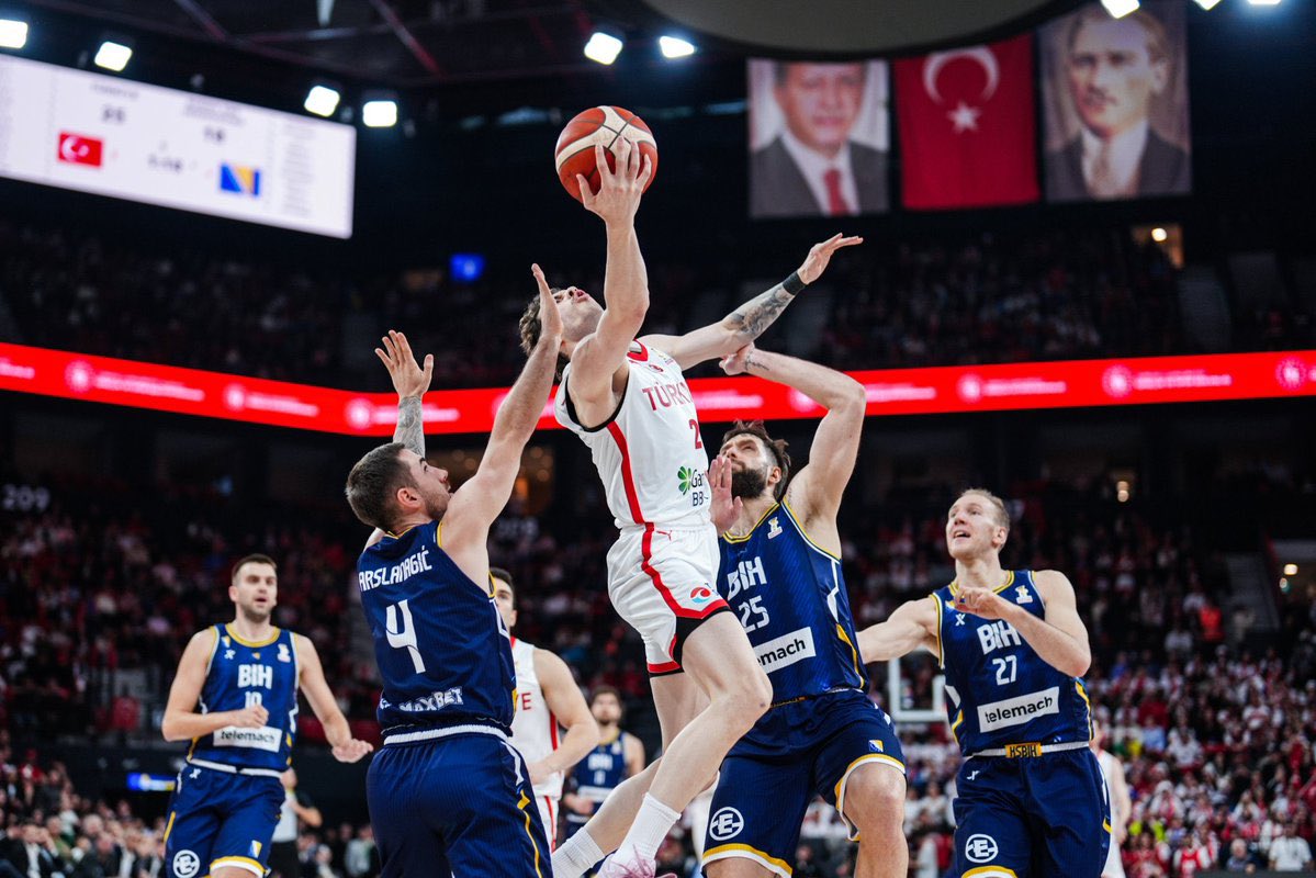 deryaayaydin34's tweet image. 📍 A Milli Basketbol Takımı 2027 FIBA Dünya Kupası Elemeleri Bosna Hersek Maçı | @RTErdogan