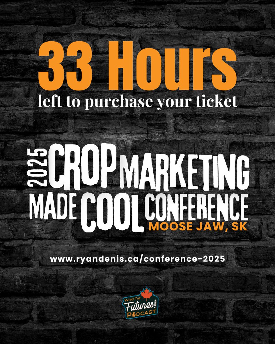 33 hours left to get your tickets.

At this point, there are only two groups:
The ones packing for Moose Jaw…
And the ones who are going to wish they were.

Choose your side.

ryandenis.ca/conference-2025