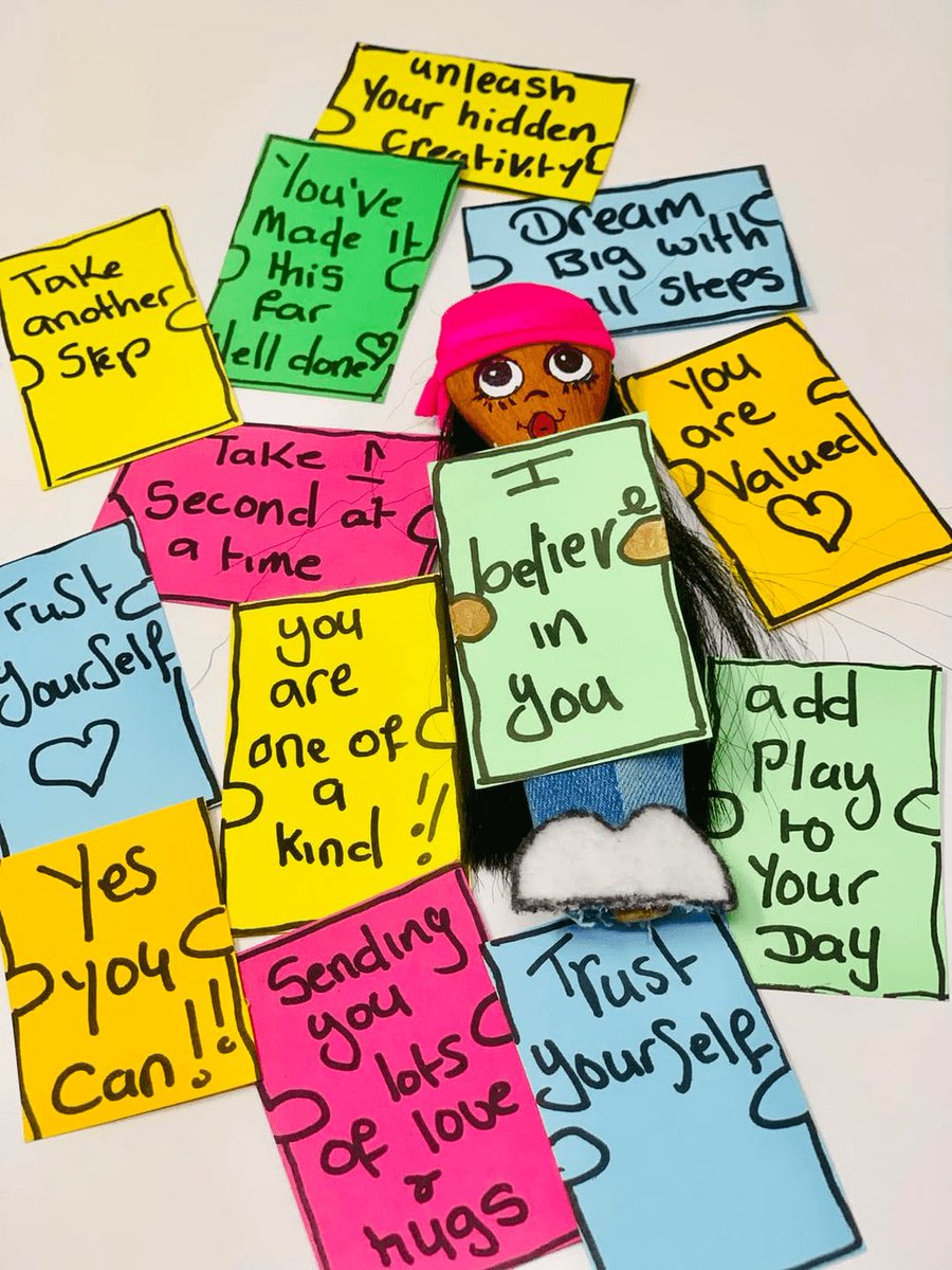 CompassionDerby's tweet image. We love celebrating the work of local talented makers at our event ✨  
You can pick up ethical gifts from the lovely Rita Kappia Empowerment Dolls.