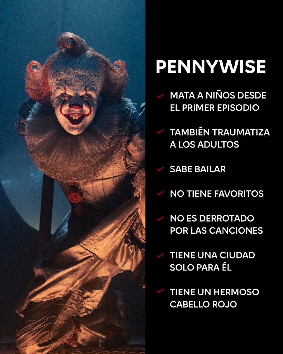 ¿Quieres ser Pennywise? ¡Tienes que estudiar! 💅🏻 #ITBienvenidosADerry