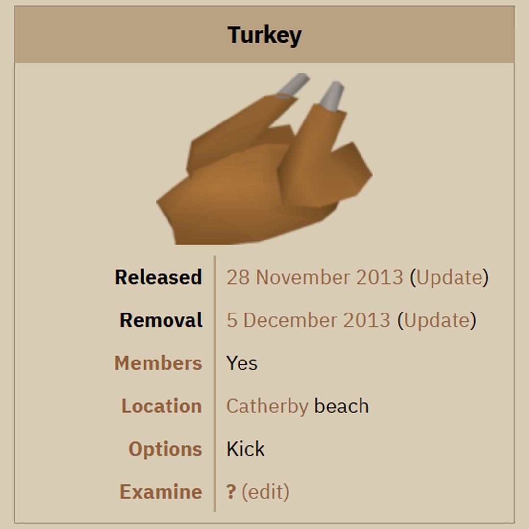 OldSchoolRS's tweet image. what are you stuffing in your turkey today?
