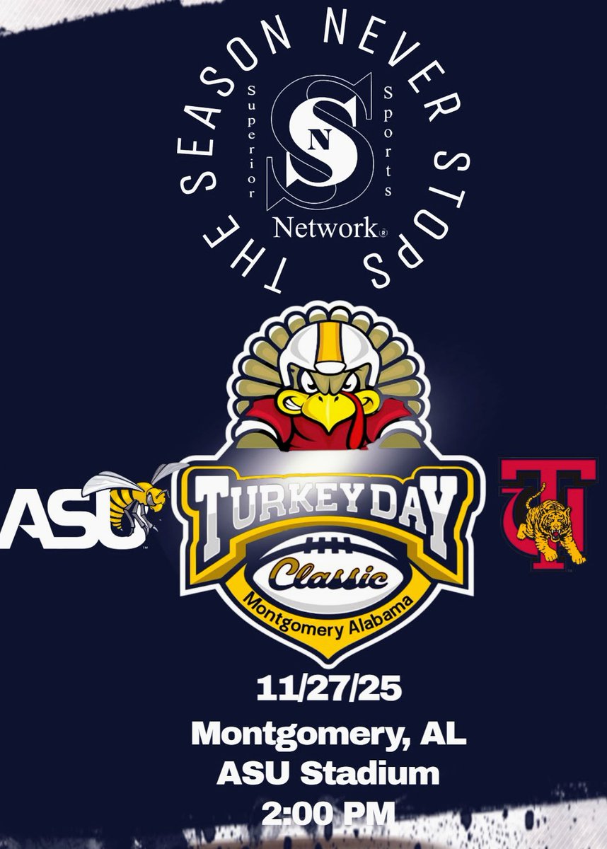 TheSSNetwork's tweet image. @TheSSNetwork
@BamaStateFB
@BamaStateSports
@SkegeeFootball