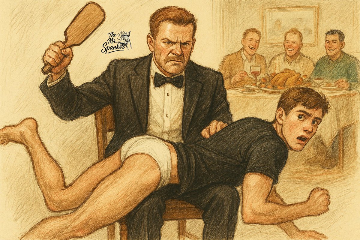 Dad said I should be grateful Uncle George never threw out Grandpa’s paddle… because it’s getting excellent use again. Ouch! 😭👋
Happy #Thanksgiving everyone! I’m truly thankful for all your love and support 🧡
#spanking #gayspanking #Discipline