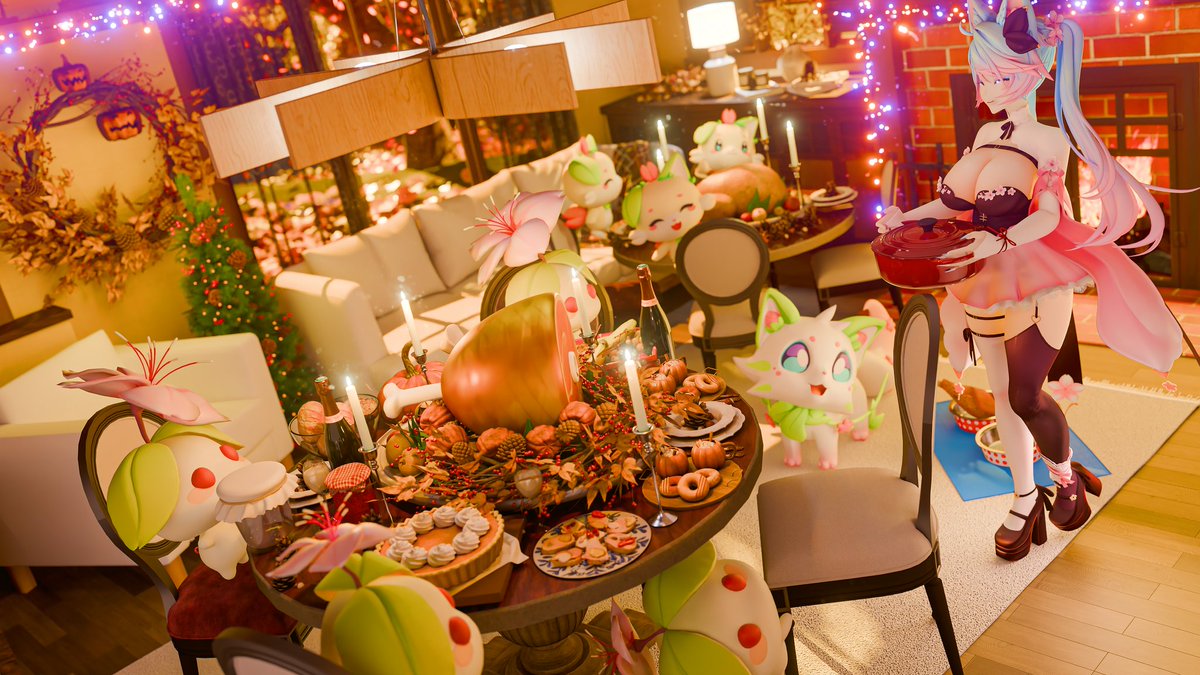 Happy Thanksgiving! 

I'm so thankful for this amazing community. You're all so supportive and sweet. You make life worth living. I hope you have the best day full of yummy food and lots of love! 💕

What's your favorite Thanksgiving food? :D