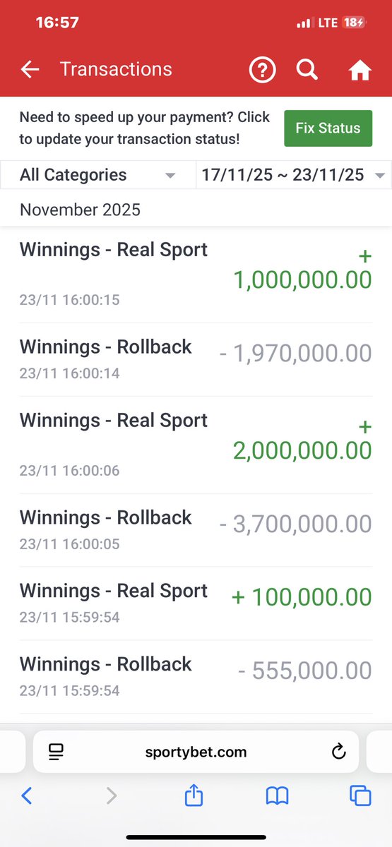 SamuelAdei58873's tweet photo. @SportyBet @SportyBet return my winning 
Stop scamming…. @realmadriden @FabrizioRomano @renoomokri #reno #kwara #bandit #nigeria #ipob #killing #usa https://t.co/f97eKrPPoR