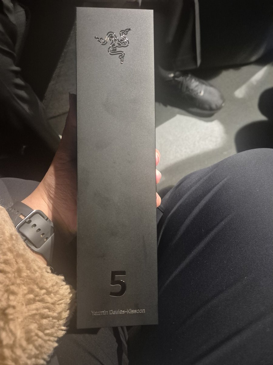 5 years service trophy at Razer :) 

(It's a year late but we take it ahaha)