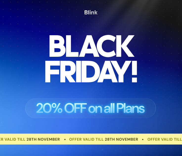 blinkdotnew's tweet image. Sarah from Minnesota built her startup&apos;s MVP in 3 days on Blink. No developers, no budget. Just an idea.

This Black Friday, we want to enable more Sarahs. 

Which is why all plans on Blink are 20% off till Nov 28. Use Code: BLINKBF2025.

Time to lock in!