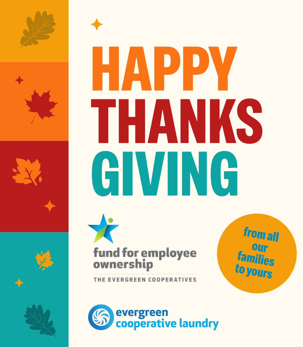 fundemployeeown's tweet image. We have so much to be grateful for this year, most of all you!

#Cleveland #HappyThanksgiving #CommunityStrong #EmployeeOwnership