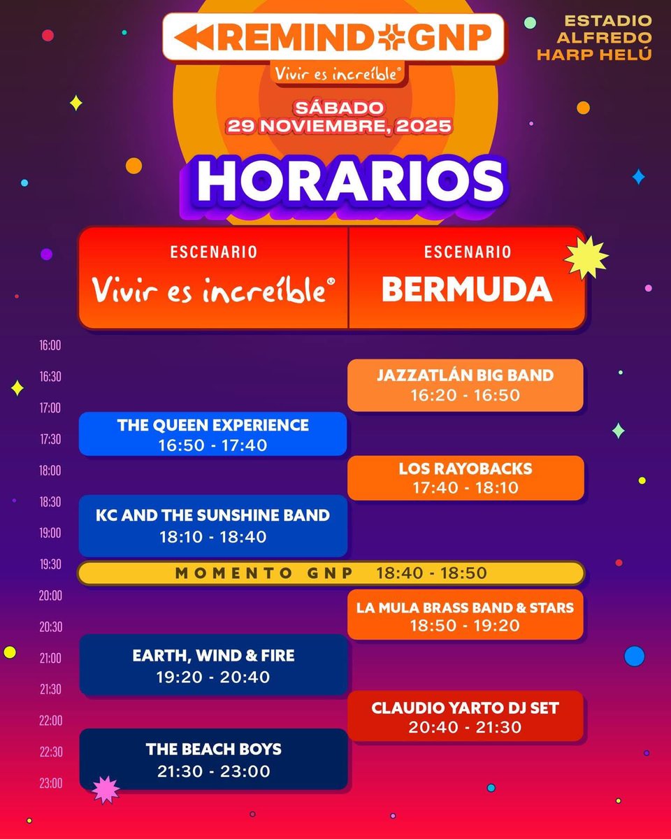 RachelNitro's tweet image. Vendo dos boletos para el Remind GNP más baratos que en Ticketmaster en ZONA PLATA (numerada) 

#thebeachboys #earthwindandfire #kcandthesunshineband #remindgnp