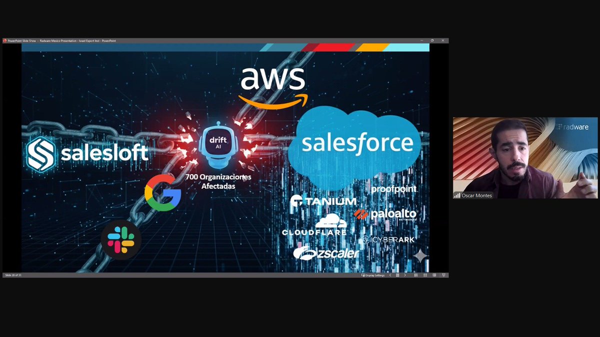 Csoftmty's tweet image. 📡 Hoy realizamos el webinar “Economía Digital: APIs y riesgos tecnológicos” con la participación del Ing. Óscar Montes de Radware.

Actividad del Comité de Ciberseguridad liderado por IPC Services.

¡Gracias por acompañarnos! 🙌

#Ciberseguridad #EconomíaDigital #APIs #Csoftmty