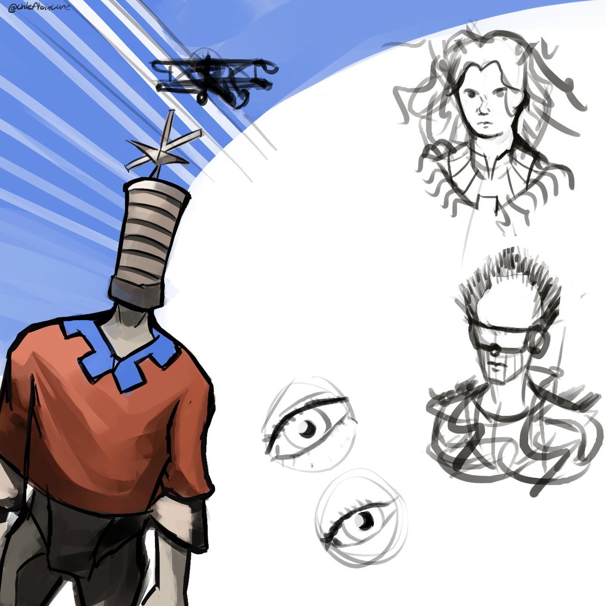 Chieftaincore's tweet image. #sketchart