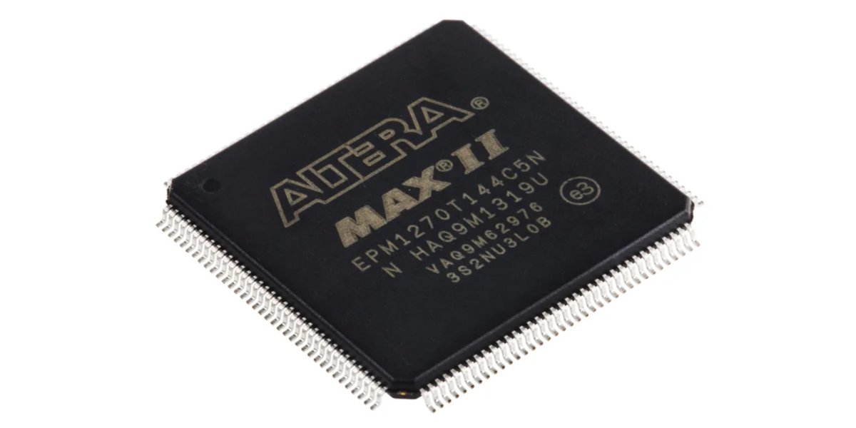 _BehindTheCode's tweet image. The #Altera MAX II #CPLD. (Circa 2004)

A Complex Programmable Logic Device designed for general-purpose logic implementation.

With up to 2,210 LEs (equivalent to ~1700 macrocells.) 

These devices are known for their low cost, and non-volatile, &quot;Instant On&quot; architecture.