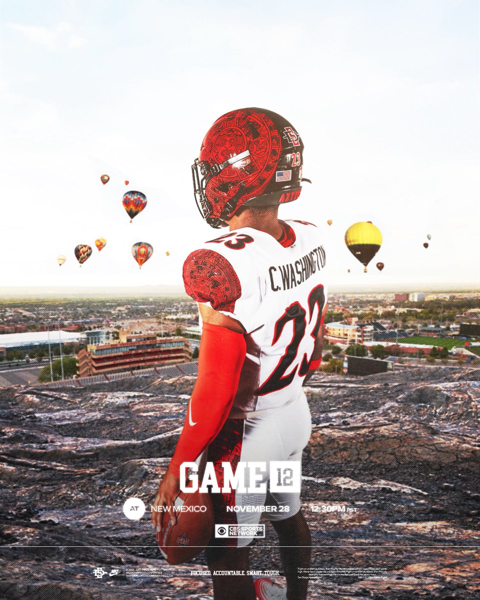 AztecFB's tweet image. Albuquerque 🔜

#AztecFAST 🍢 x #BeTheA1pha 🐺 x #TheClimb📈